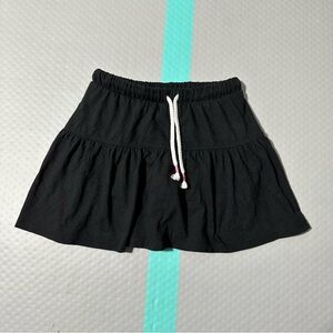 Cat & Jack Black Skirt with Elastic Waist attached shorts skort